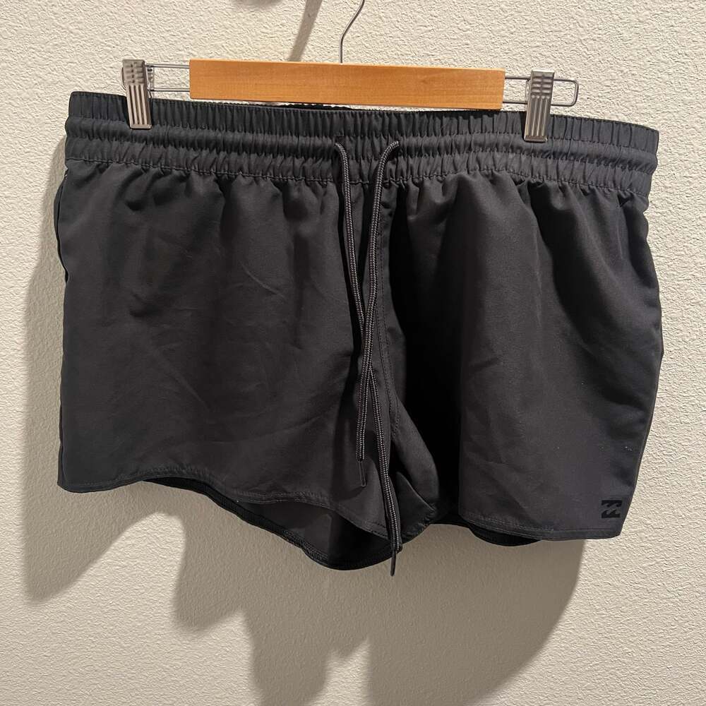 Billabong So Swell 3" Black Boardshorts Swim‎ Cover-Up Shorts XL